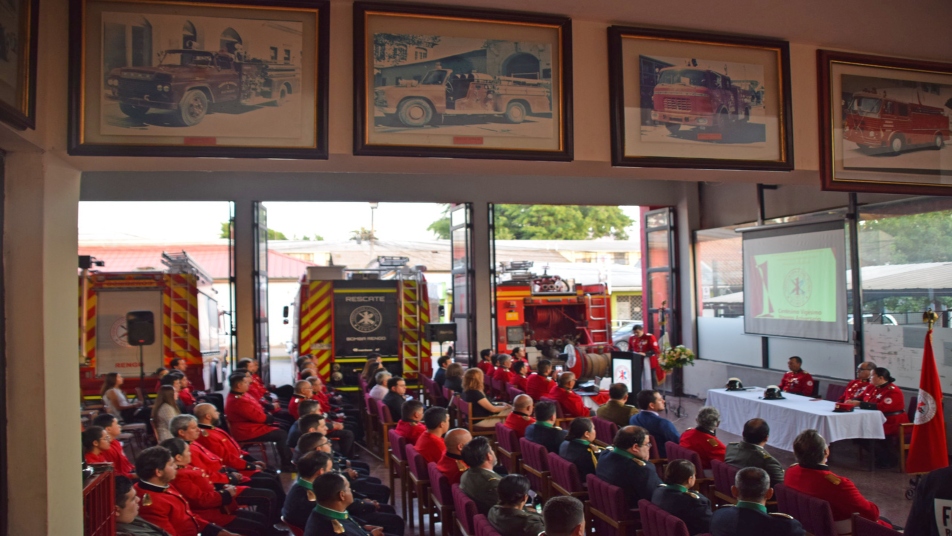 Primera Compañía de Bomberos de Rengo celebró 129 años de servicio a la comunidad